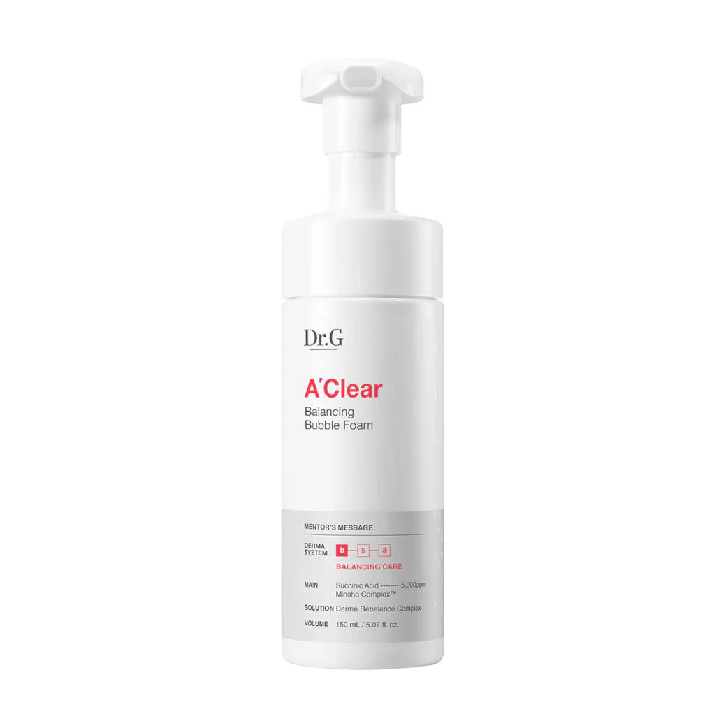 Балансувальна пінка для вмивання Dr.G A'Clear Balancing Bubble Foam, 150 мл