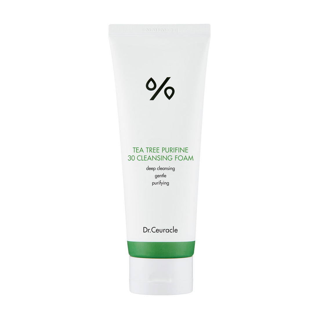 Гель-пінка для вмивання Dr.Ceuracle Tea Tree Purifine 30 Cleansing Foam з екстрактом чайного дерева, 150 мл